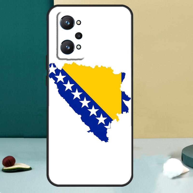 Bosnia and Herzegovina Flag For Realme GT 7 Pro GT 5 6 6T C67 C61 C55 C53 C51 C21Y C25S C75 10 11 12 13 14 Pro Plus Case