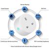 Tuya Smart Plug for Alexa & Google Home - Small Round UK Plug