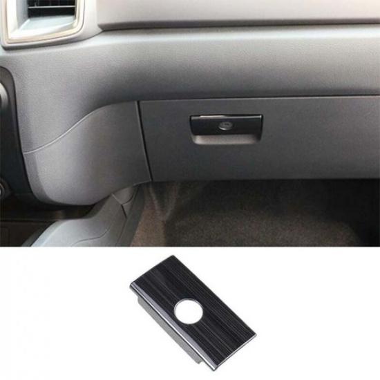 Bowl Trim Black For Ford Ranger 2015- Co-Pilot Storage Box Handle Titanium