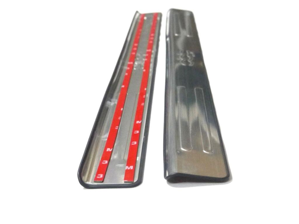 Fujidrive FIAT 500 Abarth Door Scuff Plates, Stainless Steel