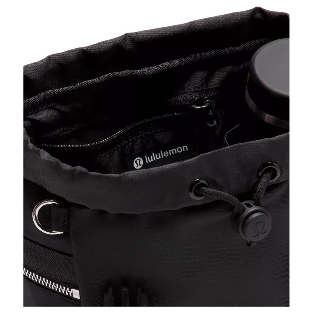 Lululemon 3L Wunderlust Wasserabweisender Mini-Rucksack Unisex Rucksäcke Schwarz LU9CG7S-0001
