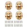 4 Pcs Brass Wheel Hex Hub Adapter RC Car Crawler Widen Adapter for 110 RC Crawler 1.9 2.2in VP