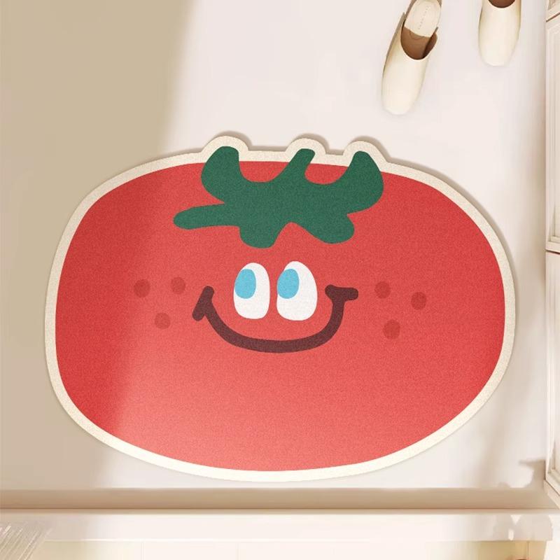 Bathroom Floor Mats for Household Toilets and Toilets Anti Slip Quick Drying Foot Mats for Bathroom Doors Dirt Resistant Carpets