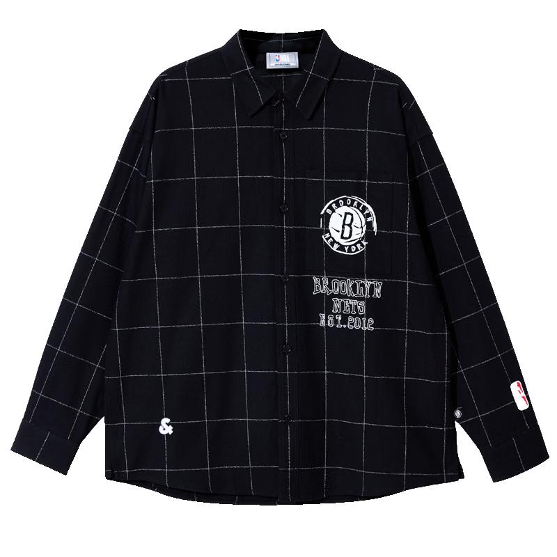 Мужская свободная рубашка JACK&JONES, коллаборация с НБА XS