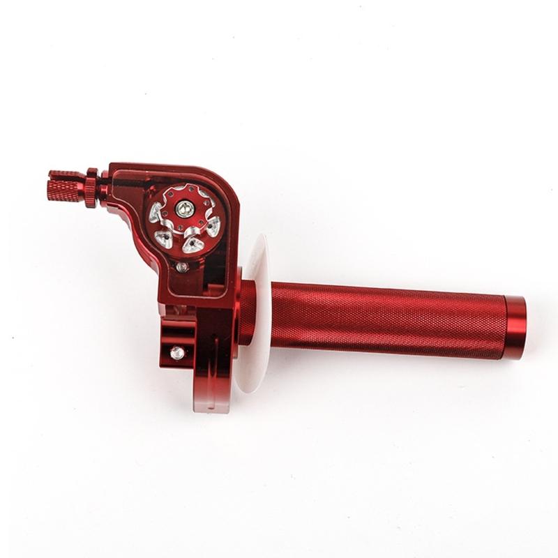 Universals Motorcycle Handlebar Grip 22mm Aluminum Throttles Controls Ergonomic Design For Smooth Cycling