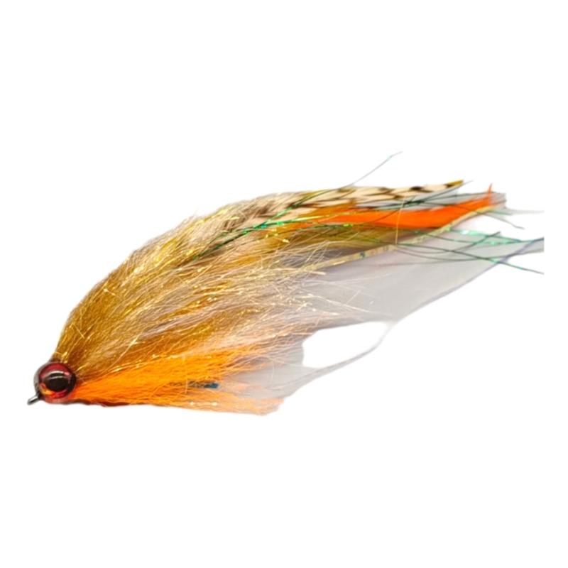 Baitfish Fly Baits Trout Pike Fly Fishing Fly Lure High Carbon Hook Fishing Lure Saltwater Fishing Baits оранжевый