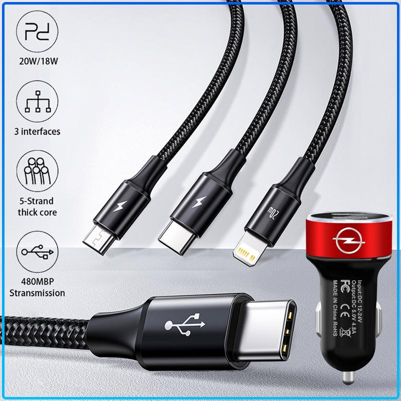 Car Charger 2 USB Ports Fast Charging Digital Display Car Accessories For Opel Astra H G Corsa Insignia Astra Antara Meriva Zafira Interior