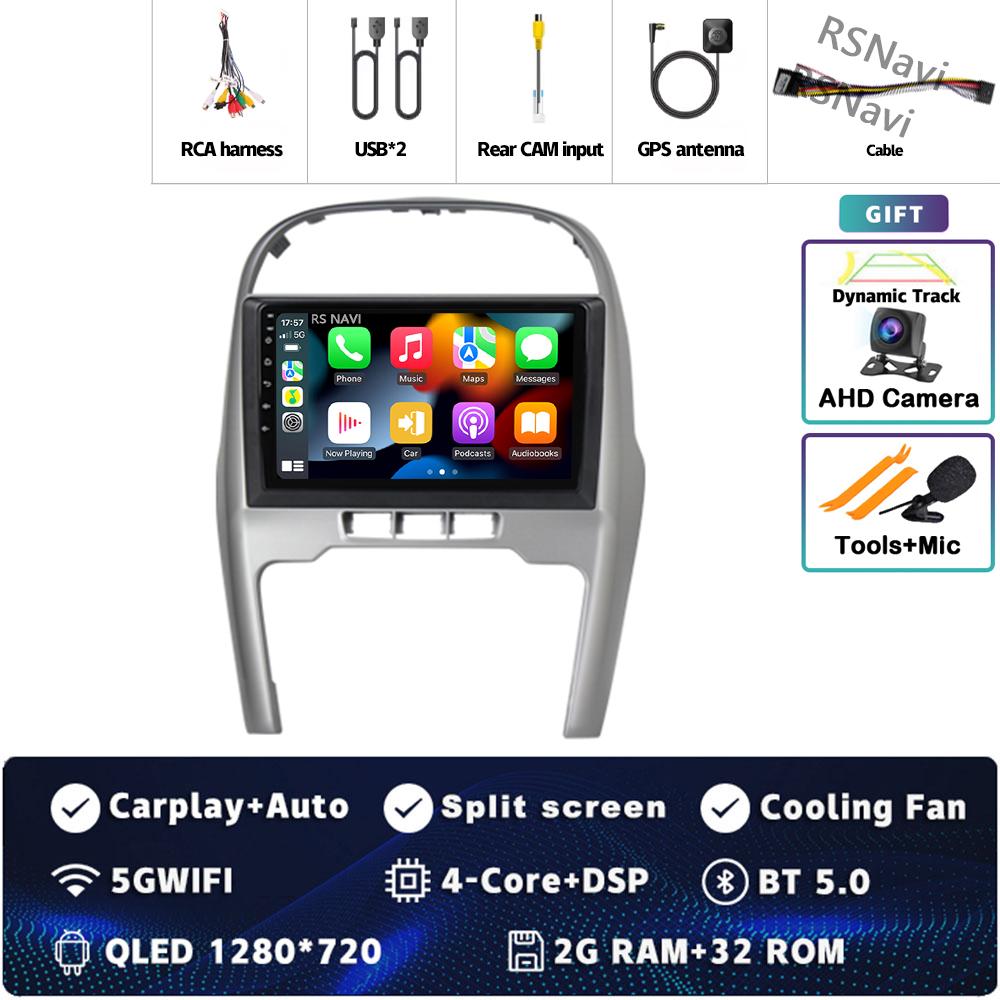 Android 14 Carplay Auto For Chery Tiggo 3 2009-2013 Car Radio DSP 4GWIFI GPS Navigation Player Multimedia Srereo Video 360Camera