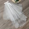 New Short Simple Two Layer Photo Veil Bridal Veil Wedding Veil Women's Tulle With Comb