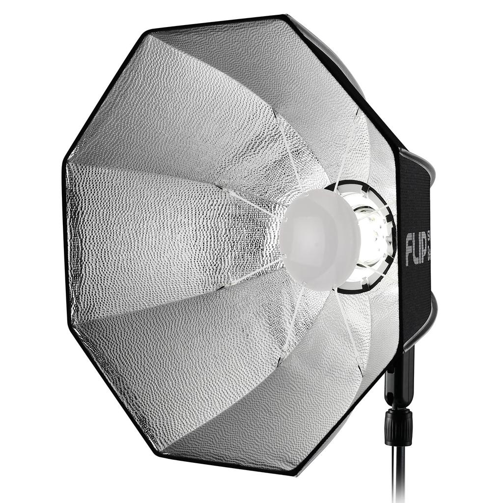 SMDV Softbox FLIP Beauty 20 Body Only 50cm Beauty Dish Foldable Fabric Octagon Diffuser Stand Mountable Case Included FLIPBeauty20 One-Touch