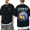 Cactus Jack Tshirt Awesome Streetwear Oversized T Shirts UnisexFashion Loose T-shirt Hip Hop Trend Tee Short Sleeve