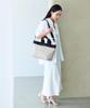 [Breath TOPKAPI] RIPPLE A4 Tote Bag with Shoulder Strap, Water-Repellent