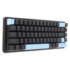 Gaming Keyboard USB 68 Keys Blue Switch N Key Rollover 10 RGB Backlit Modes Wired Keyboard for Desktop Laptop Black Blue