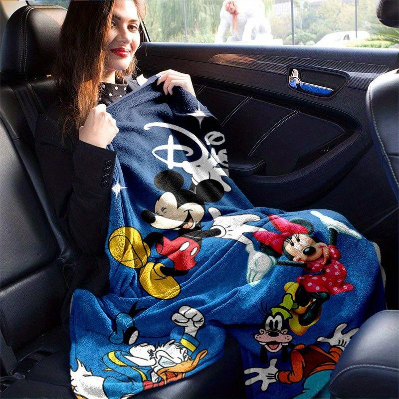 Coperta Cartoon di Topolino e Minnie, Coperta Calda Carina in Peluche Corto, per Soggiorno, Coperta Morbida Calda per Letto, Idea Regalo Unica.