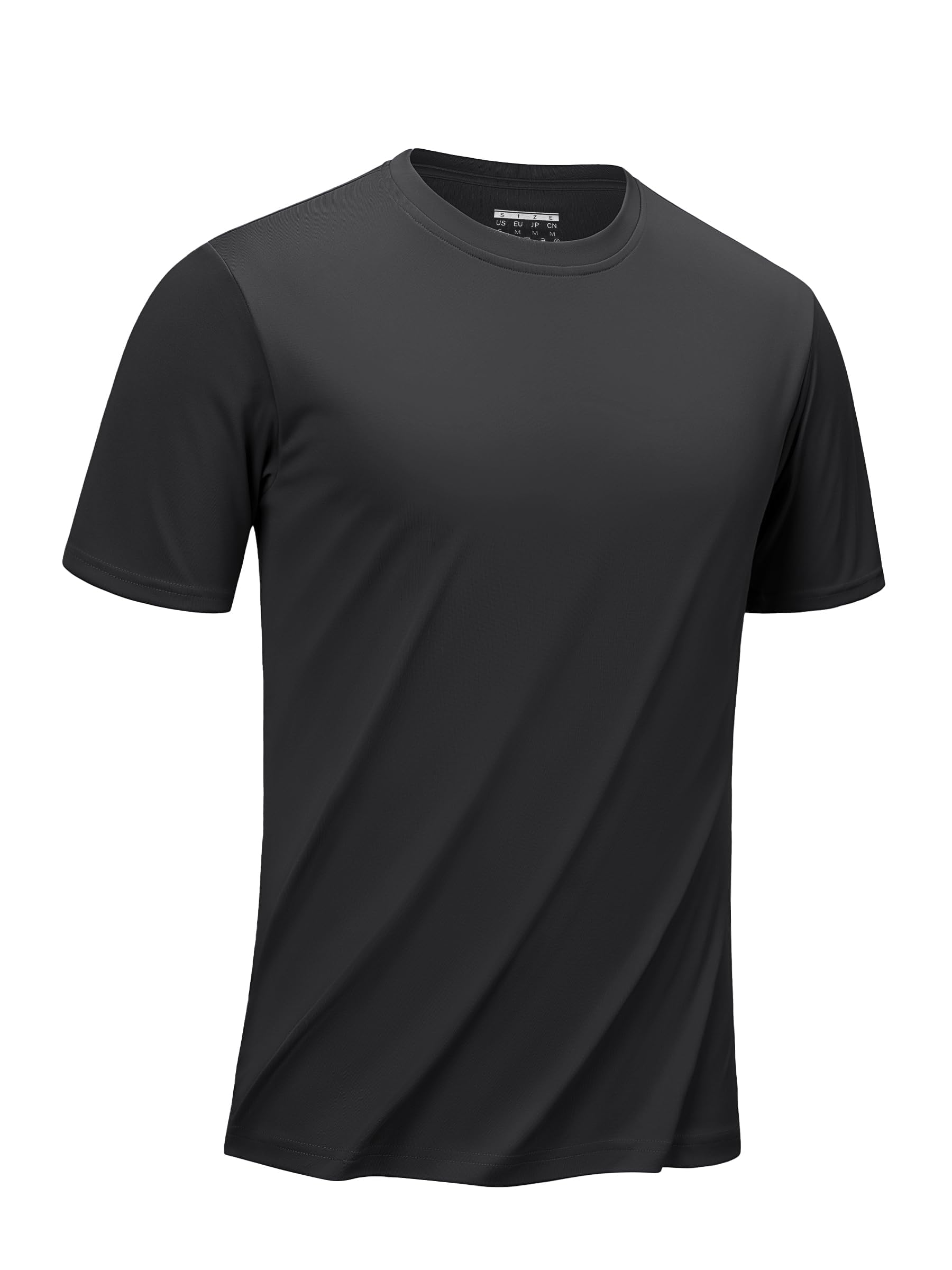 

[TACVASEN] Men s Short-Sleeve T-Shirt, Training Wear, Tennis Shirt, Sports Shirt, Quick-Drying, Casual Wear, UV Protection, Half-Sleeve Top, Fitness,