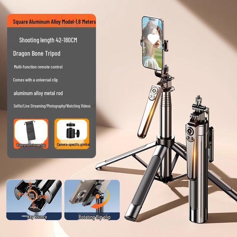

Selfie Stick Floor Tripod: Portable Handheld Stand for Concerts & Photography