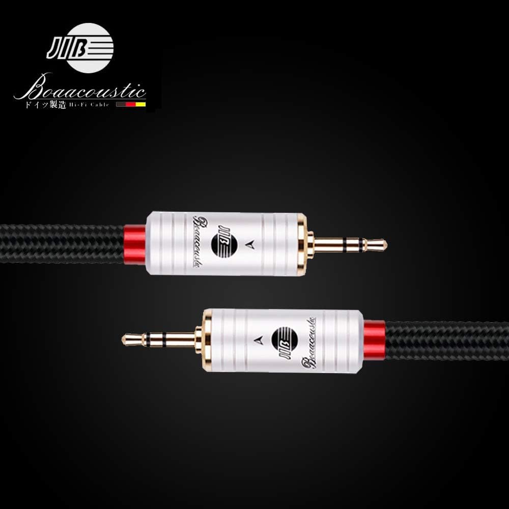 JIB AUX Audio Cable 3.5mm Male to 3.5mm Stereo Mini Plug, Headphone Cable for Car/iPhone/Android/Home Theater, Length 5m
