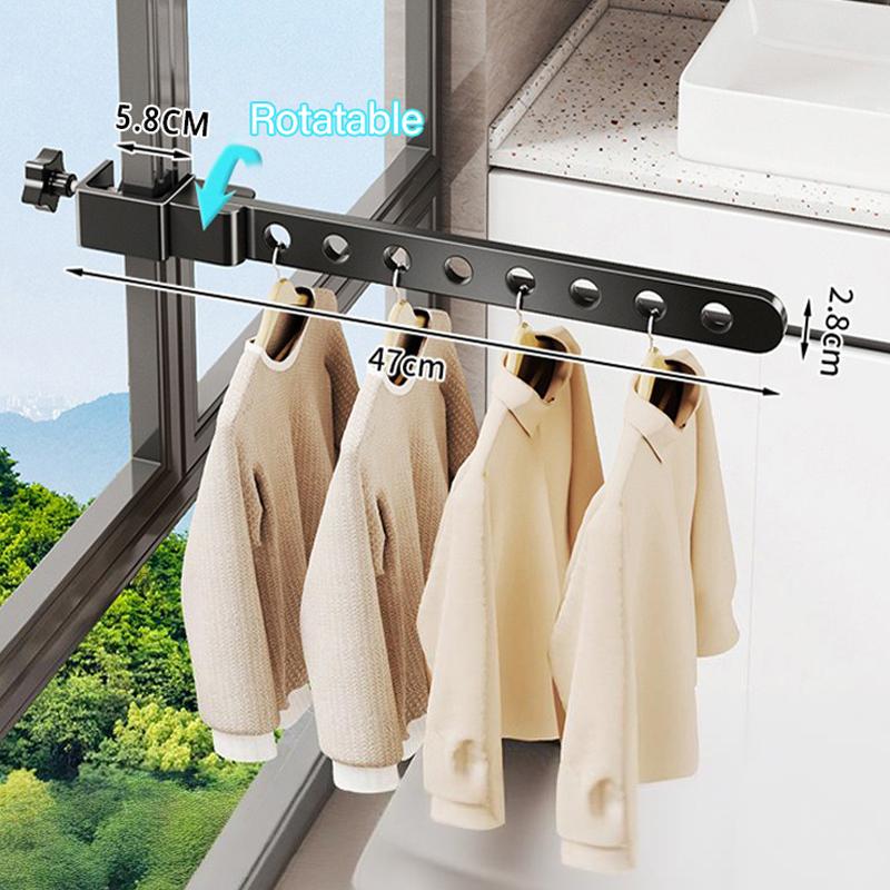 Wall Laundry Dryer Collapsible Clotheslines of Wall Clothes Clothes Drying Rack Adjustable Angle Clothes Hanger