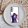 A-Asuna Kirito Anime Phone Case For Samsung Galaxy A73,31,32,72,41,53,52,71,22,5G,Note,J7,8,9 Soft Black Cover