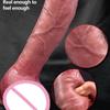 10.6in Long Realistic Dildo Vibrator Penis Telescopic Swing Heating Silicone Dildo Female Remote Control Vibrators for Women Men