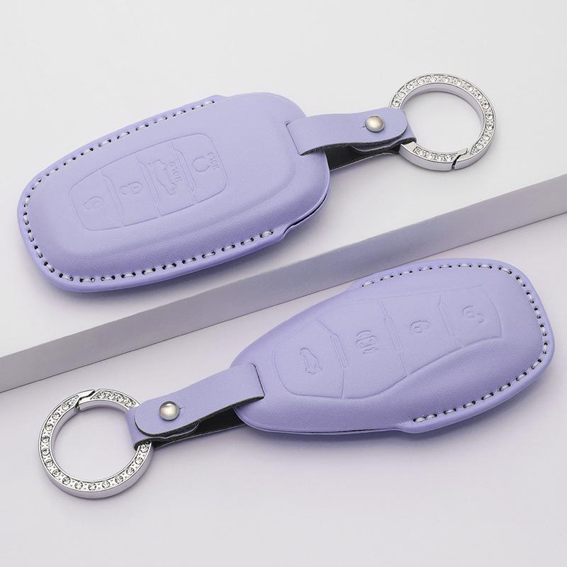 Key Cover and Buckle for Hongqi: HS5, H5, H9, HS7, H6, HS3, HQ9, and EH7 Models
