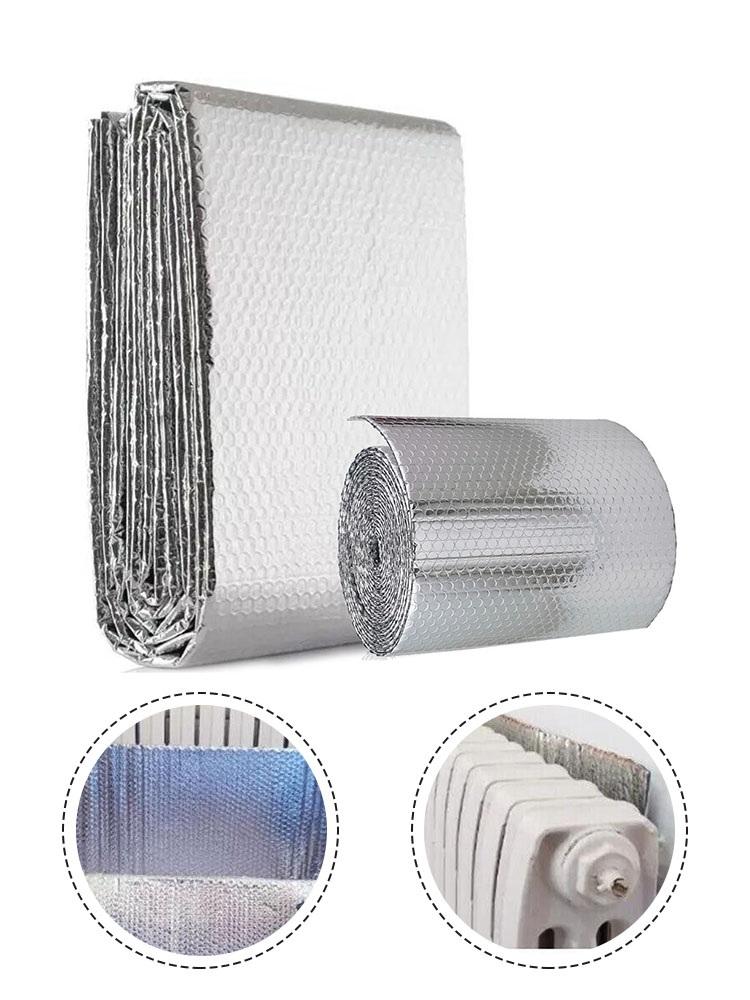 60cmx5m Radiator Insulation Film Radiator Heat Reflector Back Foil Heat Reflective 5M Heat Energy Saving Film Pad