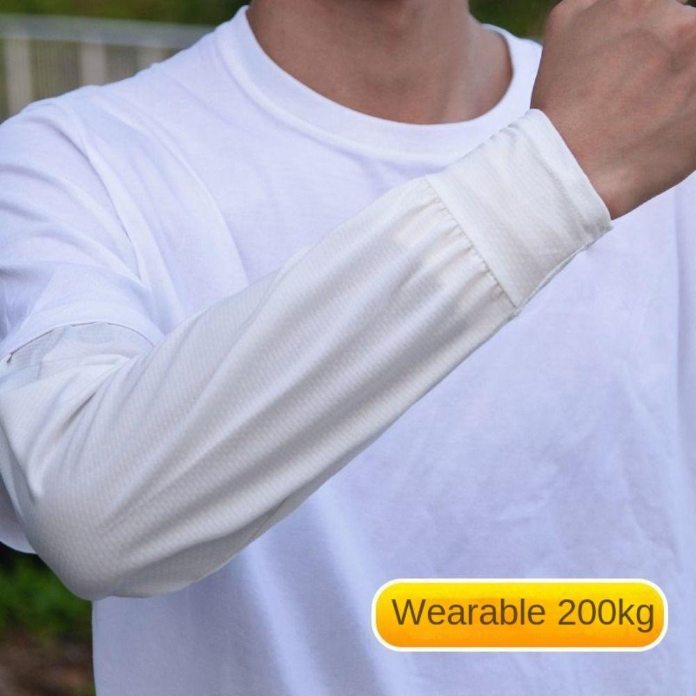 UV Protection Men's Arm Sleeves Loose Breathable Outdoor Work Arm Warmers Summer