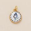 14k Copper Ocean Series Pendant: Enamel Fish, Shell, Conch, Starfish, Lobster, Dolphin Jewelry Accessories