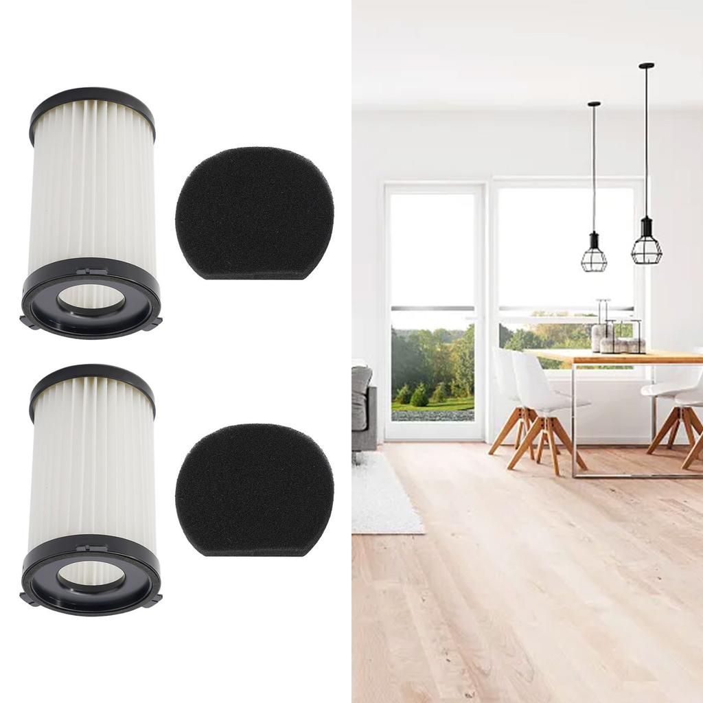 Filters Spare Parts White / Black 2 Pcs For Ariete Electric Broom
