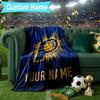 Custom Name Blanket Pacers Basketball Team  Blanket Bedding Blanket for Travel, Camping, Living Rooms, Offices, Sofas, Fan Christmas gift