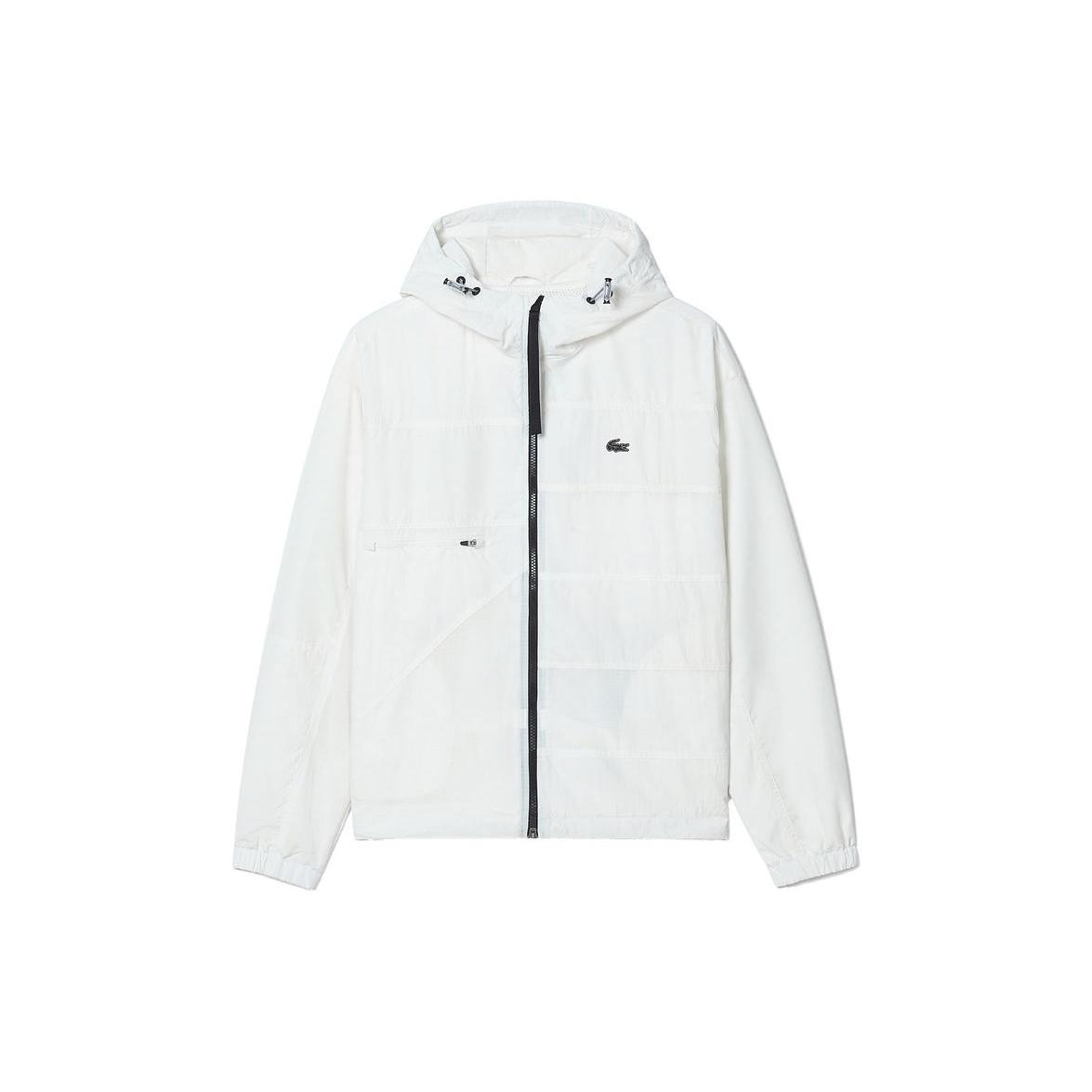 LACOSTE Jackets & Coats Men`s White