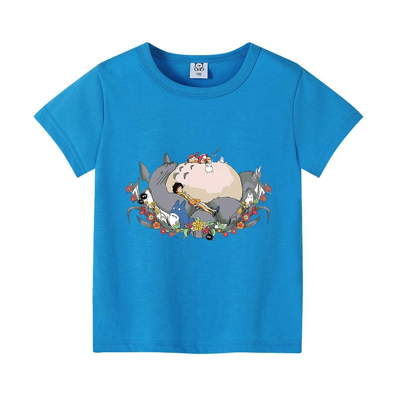 Children's T-shirt, Anime Short Sleeve, Creative Cartoon Boys and Girls Summer Children's Top