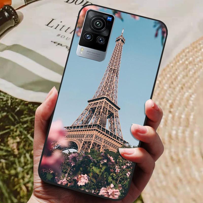 For Vivo X60 Pro Global Version Case Cat Wolf Painted Soft Silicone Phone Cases for Vivo X60 Pro Back Cover X60Pro V2046 Coque