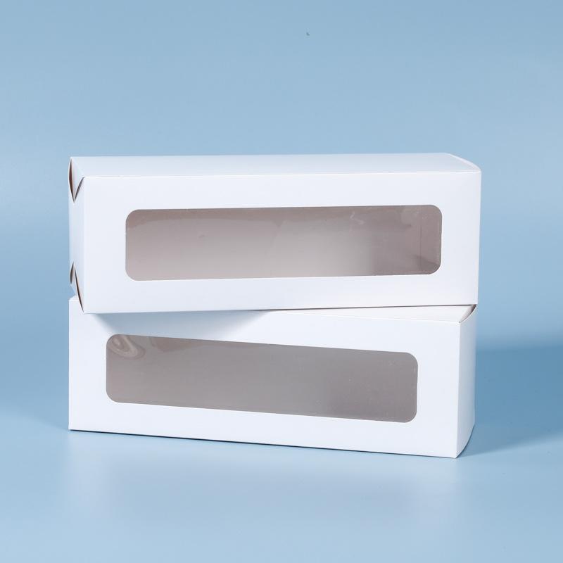 

WTEMPO 10 шт 8,4*8,4*24,8 см прямоугольные прозрачные белые стеклянные коробки для стаканов креативные бумажные подарочные упаковочные коробки своими руками 10pcs белый