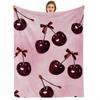Dark Book Candle Soft Flannel Blanket Breathable Warm Throw for Office Car Sofa Kids Room Birthday Xmas Gift