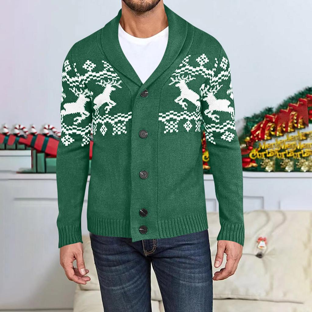 Men's Knitted Cardigan Sweater Jacket Men's Casual And Comfortable Knitted Top