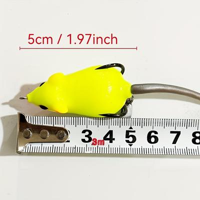 Naluci de suprafață tip șoarece - Swimbaits bionici pentru biban și pește șarpe, kit de momeli moi plutitoare pentru apă dulce și apă sărată