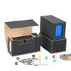 PU Card Deck Box with Dice Tray Game Card Collectors Scratch Resistant Card Storage Case Game Card Carrying Organizers