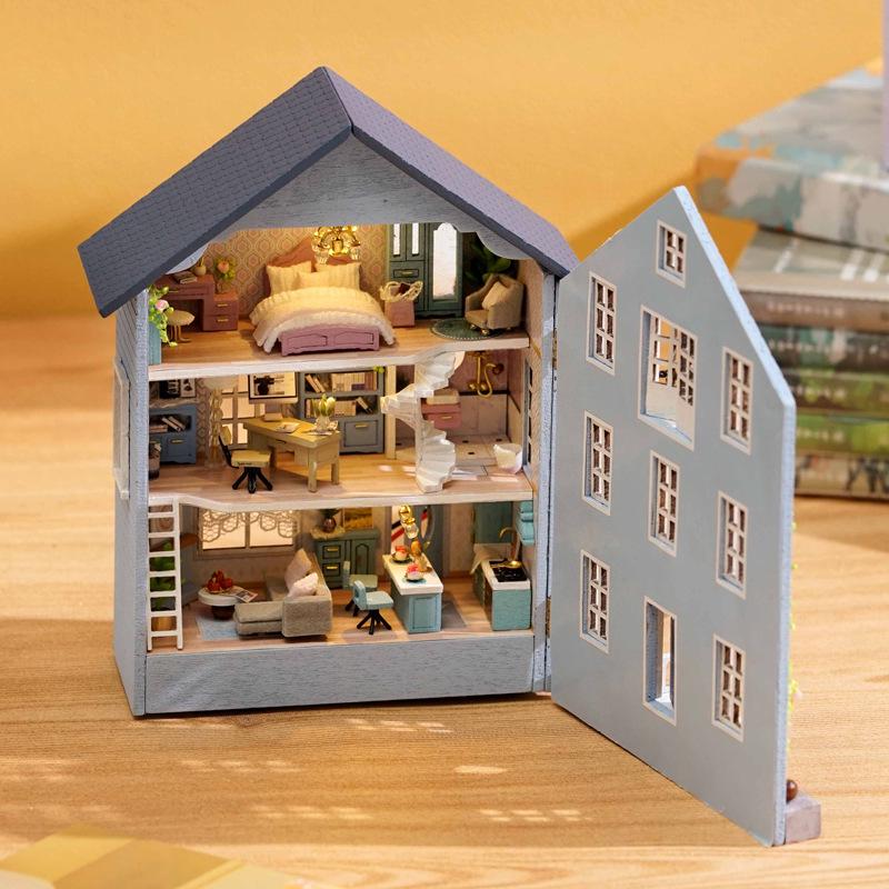 Handmade Mini Manor DIY Kit: Creative Fun House Toy for Kids