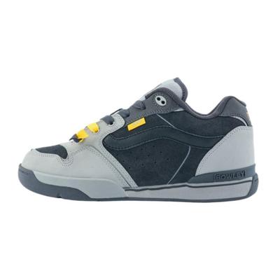 Rowley Coverage Abriebfeste Low-Top Skateboard-Schuhe Unisex Dunkelgraue Sneaker VN000CTM1O7