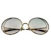 Chloe CH0037SA Round shape metal HANAH sunglasses gold metal Used