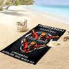 Name Custom Thunderdome Print Beach Towel, Large Soft Quick Dry Towel for Beach Camping Swimming