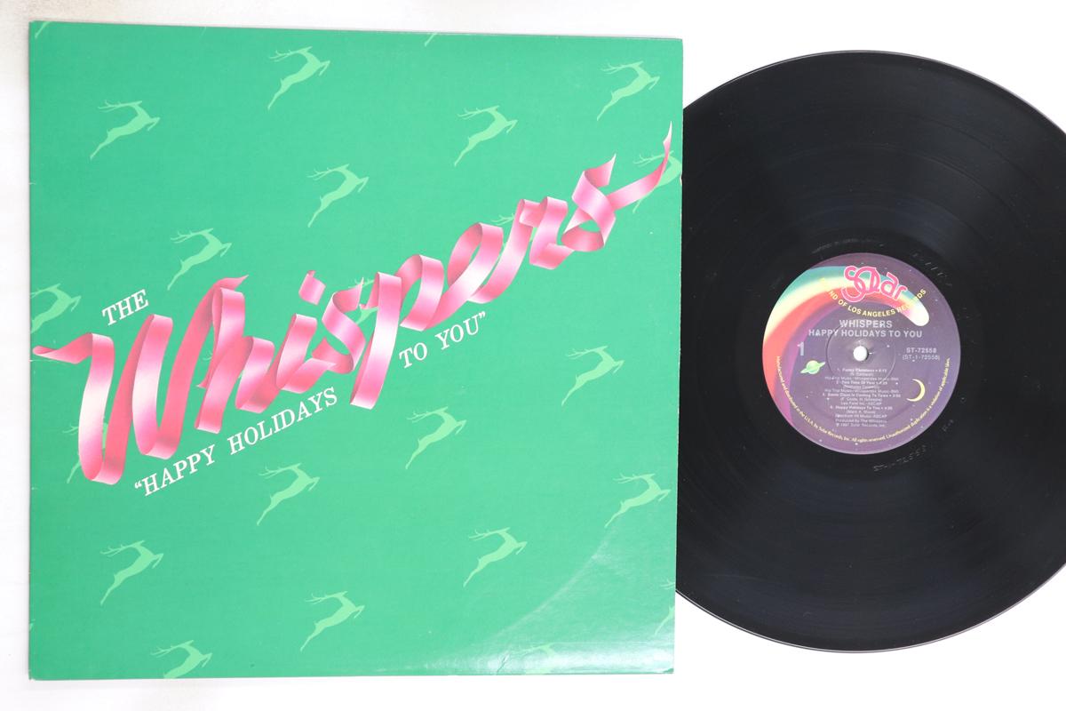

LP Record WHISPERS - Happy Holidays To You ST72558 SOUND OF LOS AN 1987 US Soul/Funk Used