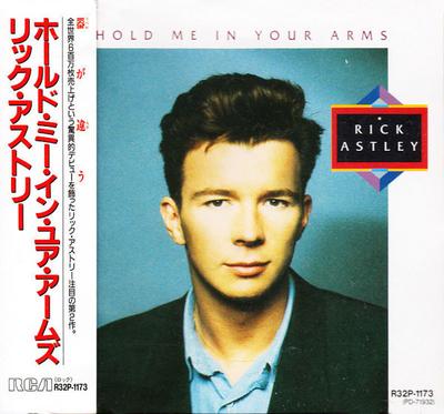 CD RICK ASTLEY  Hold Me In Your Arms R32P1173 RCA 1988 Japan Dance  Electronica Used