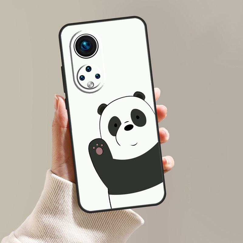 Cartoon Panda Bear Case Cover For Honor X8a X9a X7a X6a X7 X8 X9 50 70 90 Lite Honor 8X 9X Magic 5 Lite Pro