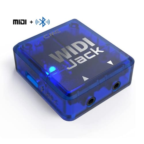 CME WIDI Jack - Bluetooth MIDI Interface for TRS/DIN MIDI Devices - Powered by MIDI Out or USB-C - Ultra-Low Latency 3ms Wireless MIDI EWI for Synthes