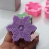 Christmas Snowflake Silicone Candle Molds, Handmade DIY Aromatherapy Wax Candle Making, Festive Home Decor Scent Diffuser