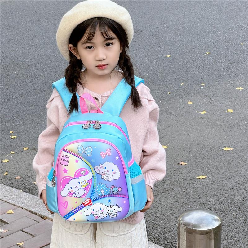 Stylish And Cute Nylon Preschool Backpack For Girls With Fun Cartoon Patterns