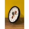 30 Cm Real Glass Flow White Wall Clock With Seconds