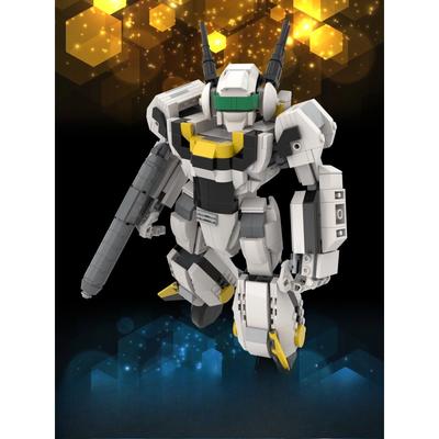MOC Building Block Small Particle Mecha Model Robot Assembly Building Toy Boy Gift